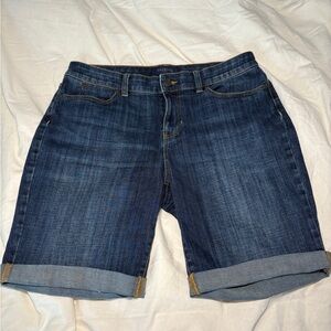 Talbots Deep Indigo Jean Shorts